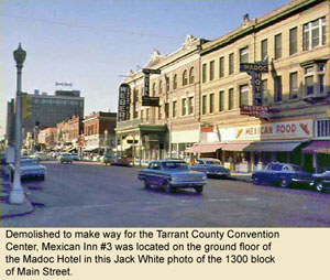 Demolished to make way for the
        Tarrant County Convention
